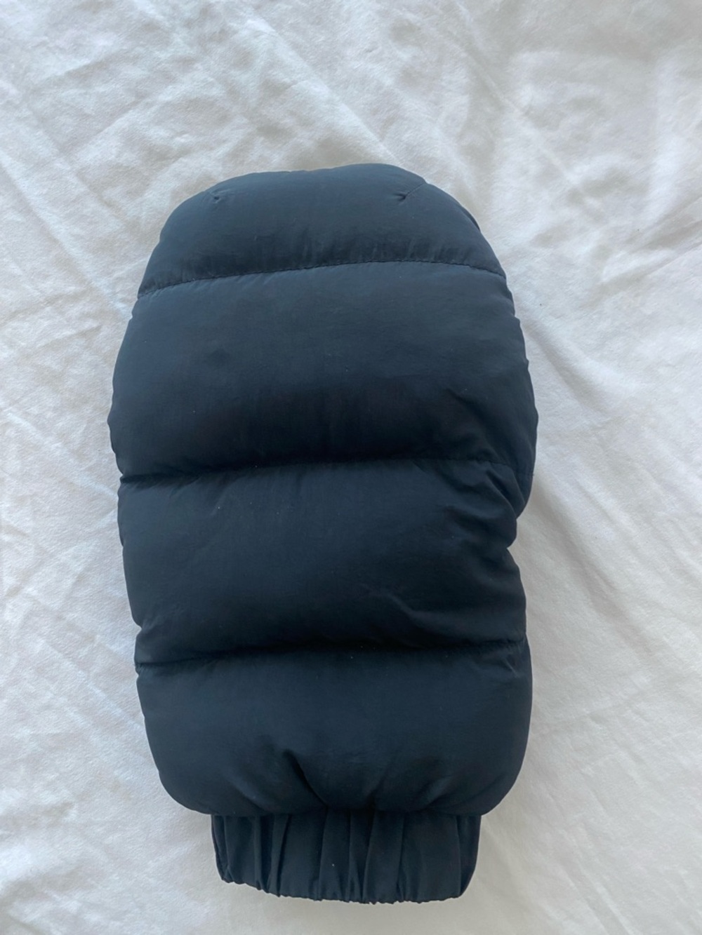 Nuna Stroller Black Quilted Puffer Mitten